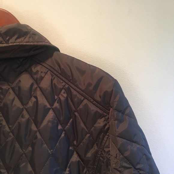 NWOT Banana Republic quilted jacket in brown large - Picture 9 of 16